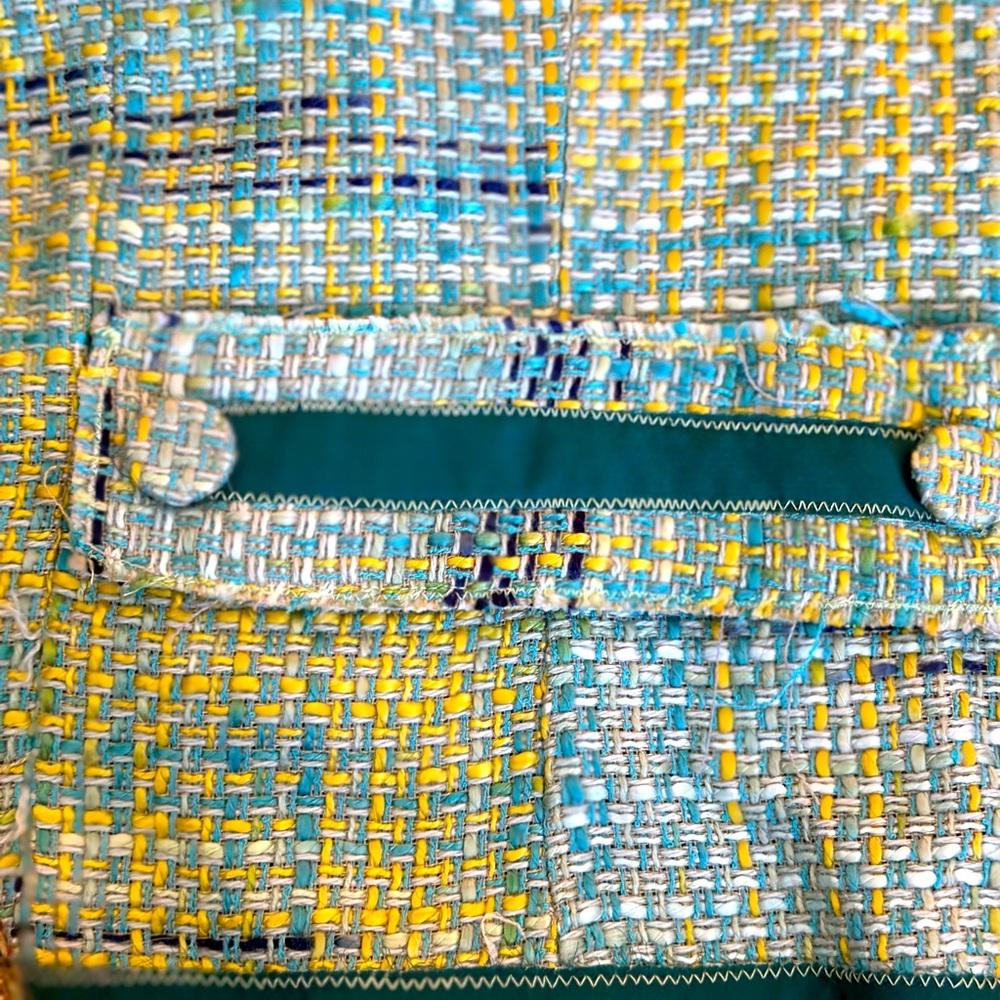 Trendy patchwork blazer/jacket - Picture 4 of 4